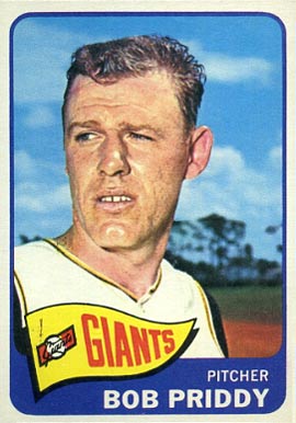 1965 Topps Bob Priddy #482 Baseball Card