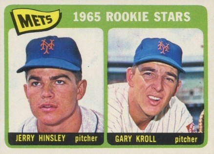 1965 Topps Mets Rookies #449 Baseball Card