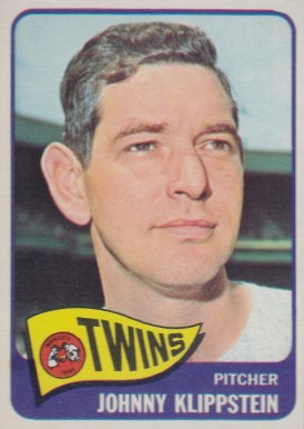 1965 Topps Johnny Klippstein #384 Baseball Card