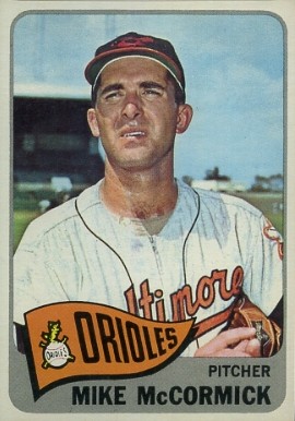 1965 Topps Mike McCormick #343 Baseball Card