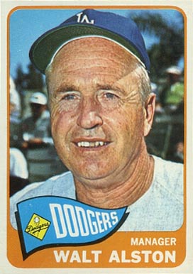 1965 Topps Walt Alston #217 Baseball Card