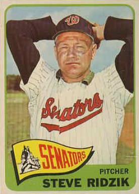 1965 Topps Steve Ridzik #211 Baseball Card