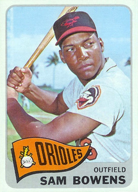 1965 Topps Sam Bowens #188 Baseball Card