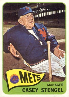 1965 Topps Casey Stengel #187 Baseball Card