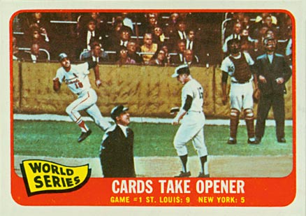 1965 Topps World Series Game #1 #132 Baseball Card