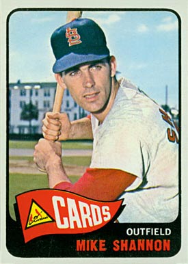 1965 Topps Mike Shannon #43 Baseball Card