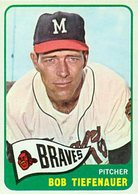 1965 Topps Bob Tiefenauer #23 Baseball Card