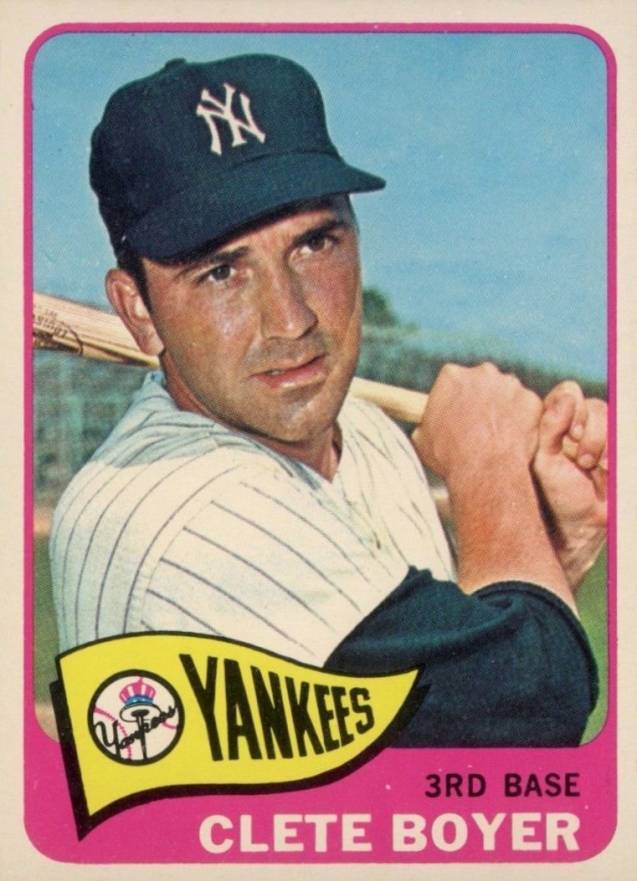1965 Topps Clete Boyer #475 Baseball Card
