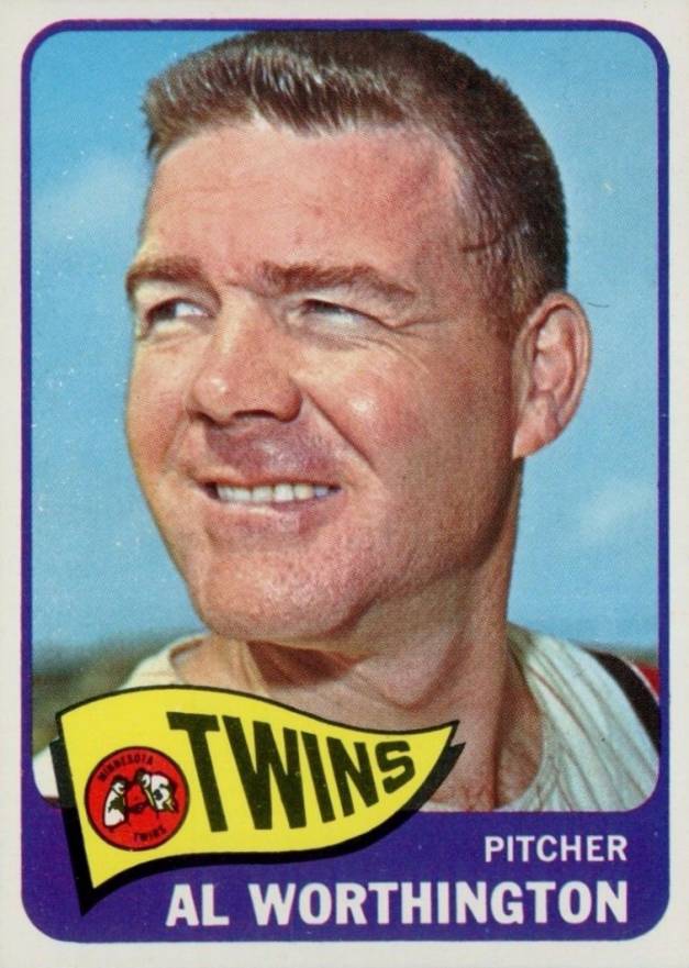 1965 Topps Al Worthington #216 Baseball Card