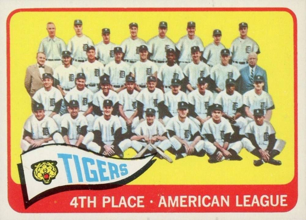 1965 Topps Tigers Team #173 Baseball Card