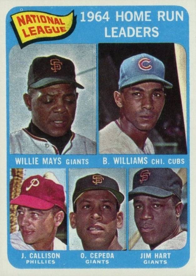 1965 Topps N.L. Home Run Leaders #4 Baseball Card