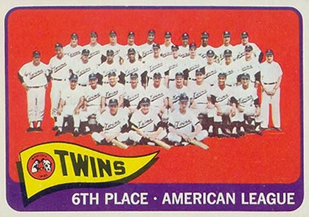 1965 Topps Twins Team #24 Baseball Card