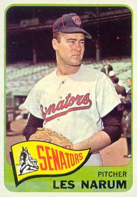 1965 Topps Les Narum #86 Baseball Card