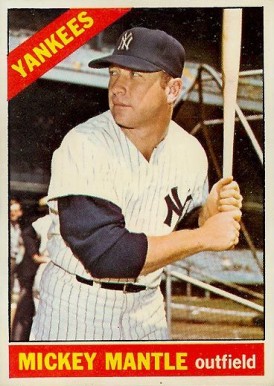 1966 O-Pee-Chee Mickey Mantle #50 Baseball Card