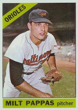 1966 Topps Milt Pappas #105 Baseball Card
