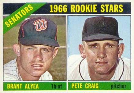 1966 Topps Senators Rookies #11 Baseball Card