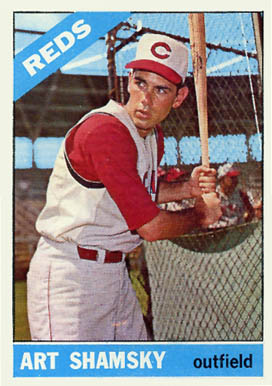 1966 Topps Art Shamsky #119 Baseball Card