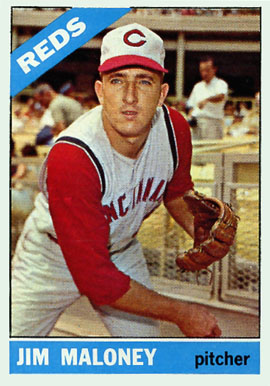 1966 Topps Jim Maloney #140 Baseball Card