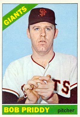 1966 Topps Bob Priddy #572 Baseball Card