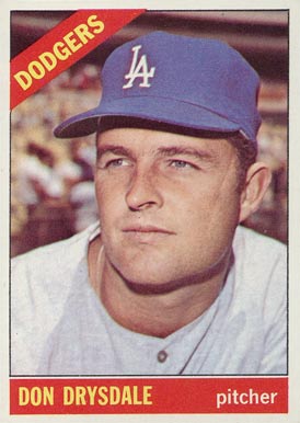 1966 Topps Don Drysdale #430 Baseball Card
