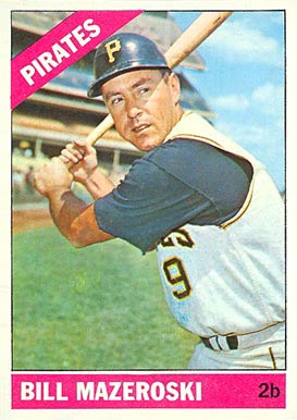 1966 Topps Bill Mazeroski #210 Baseball Card