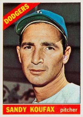 1966 Topps Sandy Koufax #100 Baseball Card