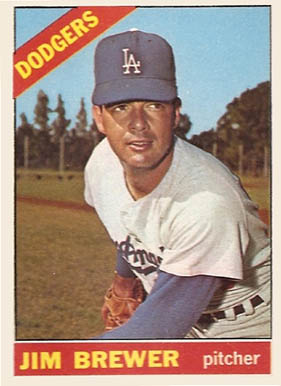 1966 Topps Jim Brewer #158 Baseball Card