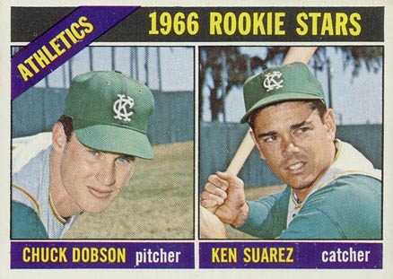 1966 Topps Athletics Rookies #588 Baseball Card