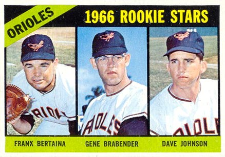 1966 Topps Orioles Rookies #579 Baseball Card