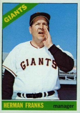 1966 Topps Herman Franks #537 Baseball Card