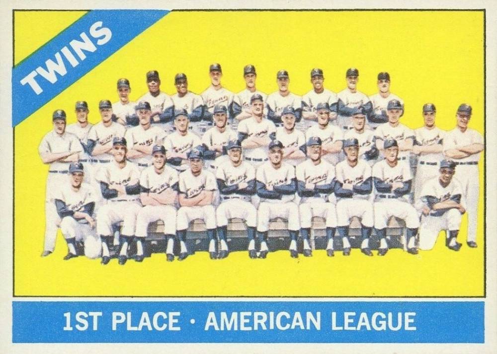 1966 Topps Twins Team #526 Baseball Card