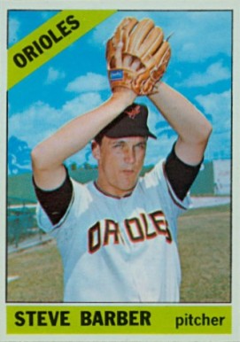 1966 Topps Steve Barber #477 Baseball Card