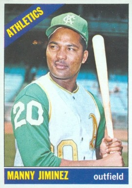 1966 Topps Manny Jiminez #458 Baseball Card