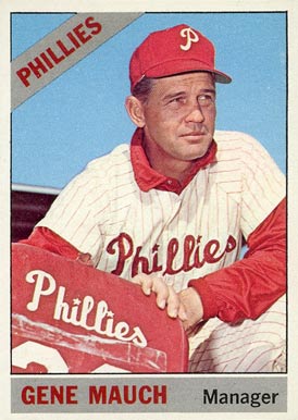 1966 Topps Gene Mauch #411 Baseball Card