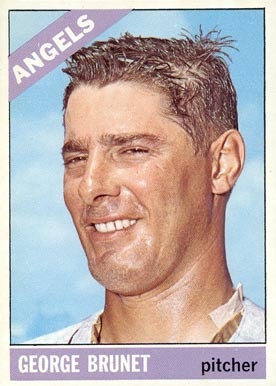 1966 Topps George Brunet #393 Baseball Card