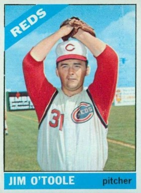 1966 Topps Jim O'Toole #389 Baseball Card