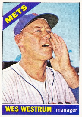 1966 Topps Wes Westrum #341 Baseball Card