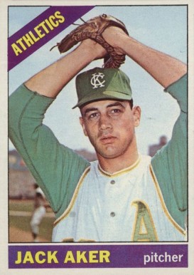 1966 Topps Jack Aker #287 Baseball Card