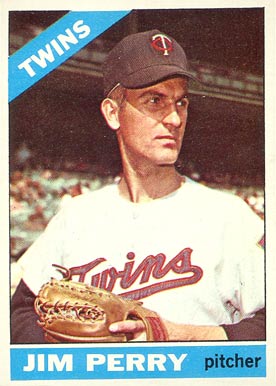 1966 Topps Jim Perry #283 Baseball Card