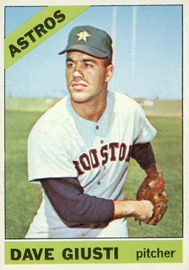 1966 Topps Dave Giusti #258 Baseball Card