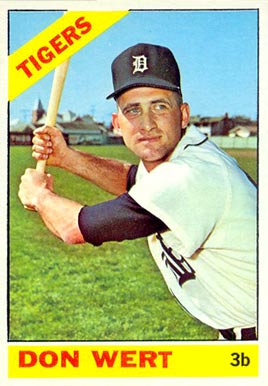 1966 Topps Don Wert #253 Baseball Card