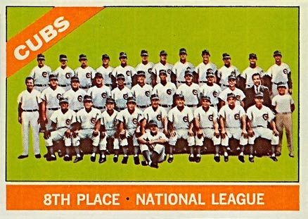 1966 Topps Cubs Team #204 Baseball Card