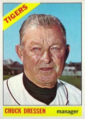 1966 Topps Chuck Dressen #187 Baseball Card