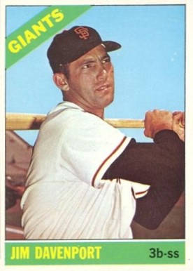 1966 Topps Jim Davenport #176 Baseball Card