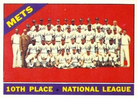 1966 Topps Mets Team #172 Baseball Card
