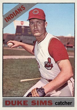 1966 Topps Duke Sims #169 Baseball Card