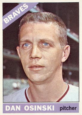 1966 Topps Dan Osinski #168 Baseball Card