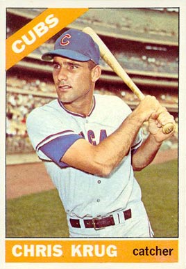 1966 Topps Chris Krug #166 Baseball Card