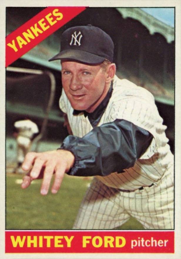 1966 Topps Whitey Ford #160 Baseball Card