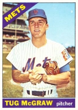 1966 Topps Tug McGraw #124 Baseball Card